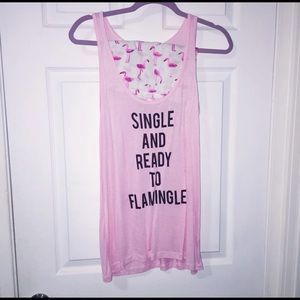 Cute Flamingo Pajama Set